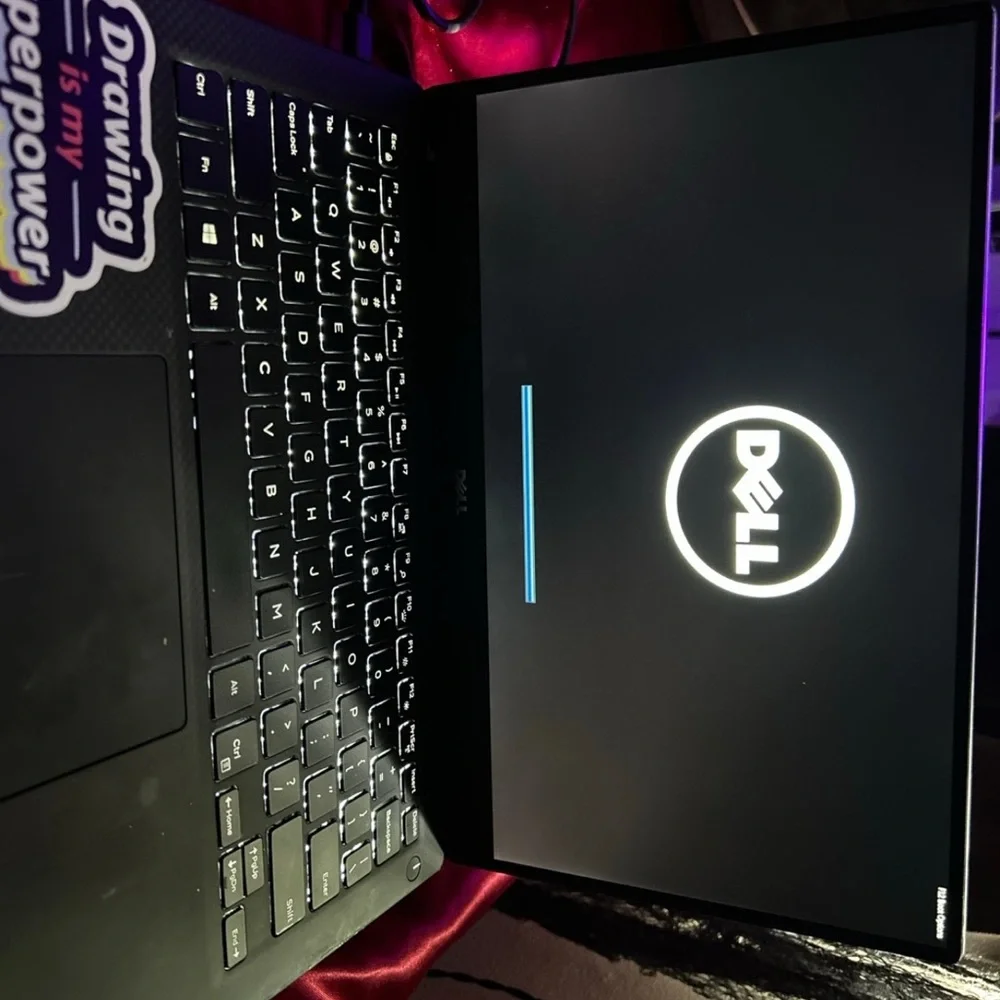 Dell Sticker Decorated Laptop Cover
